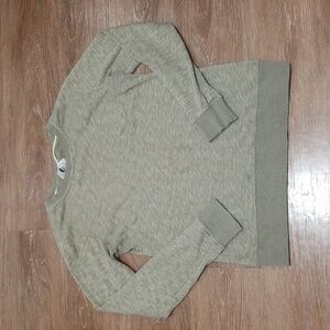 (S) Volcom Lightweight Crew Neck Sweatshirt Casual Heathered Loungewear Trendy